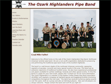 Tablet Screenshot of ozarkhighlanders.org